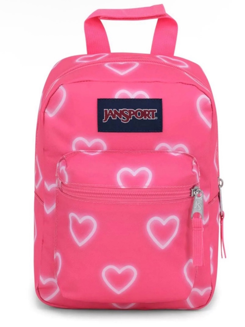 Jansport Pink heart lunch box